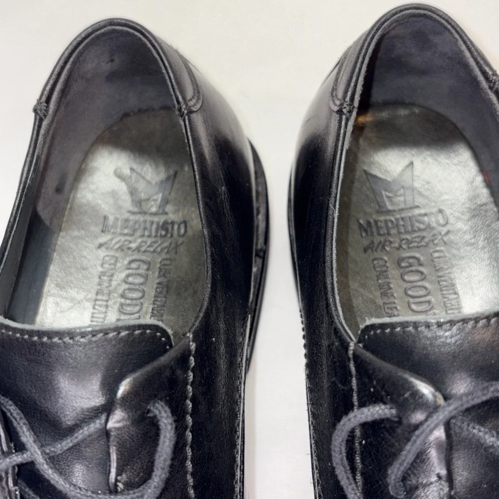 Mephisto‎ Mens Phoebus US 10 Leather Goodyear Welt Comfort Dress Shoes Air Relax